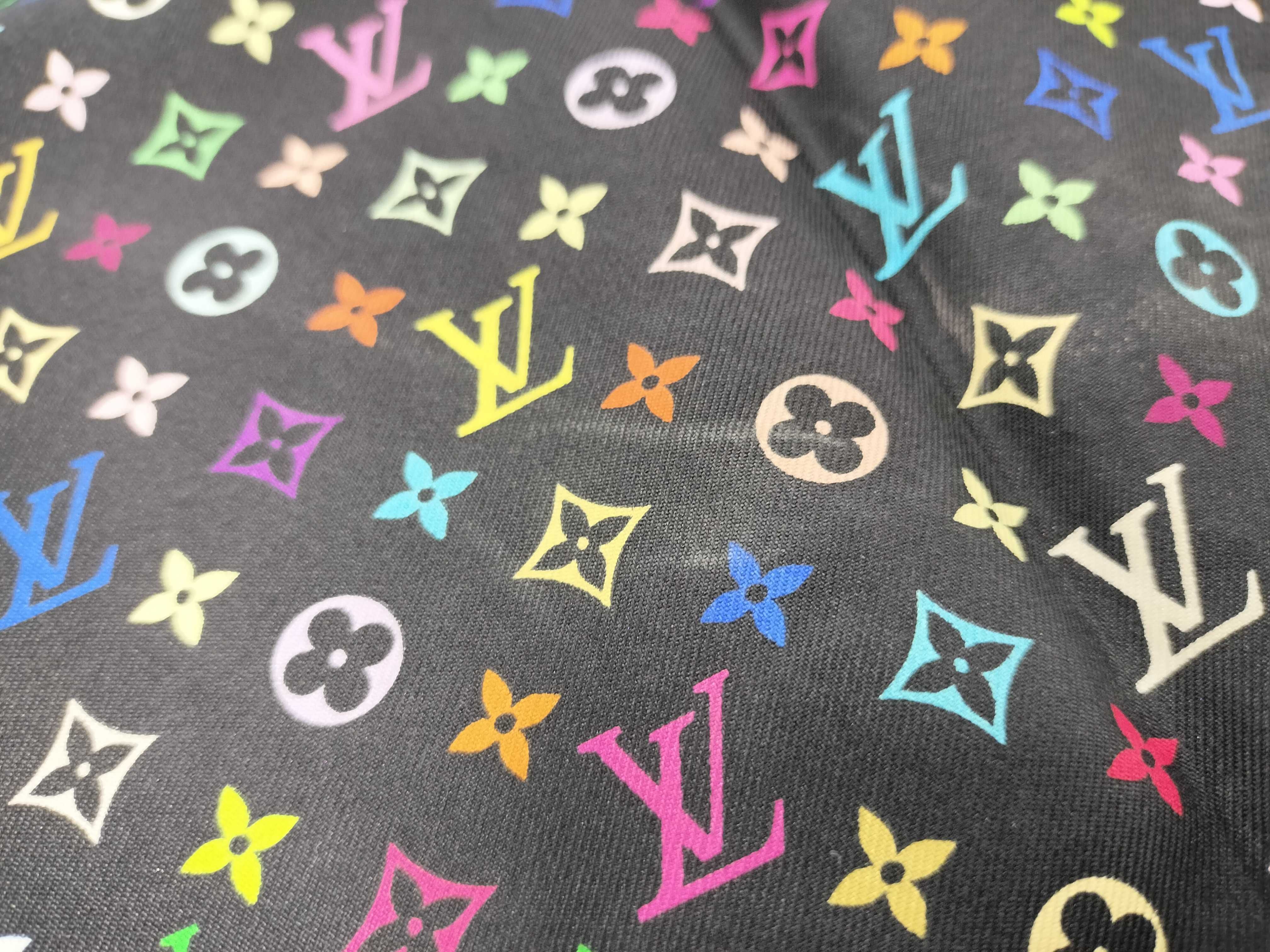 Louis Vuitton Monogram Multicolor Silk Carre 70