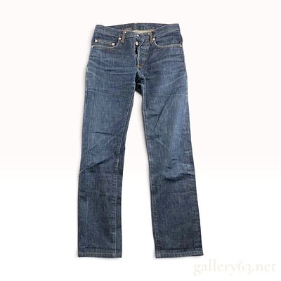 Dior Homme Spring Summer 2005 Hedi Slimane Indigo Denim Jeans. Dior Homme straight-leg denim 