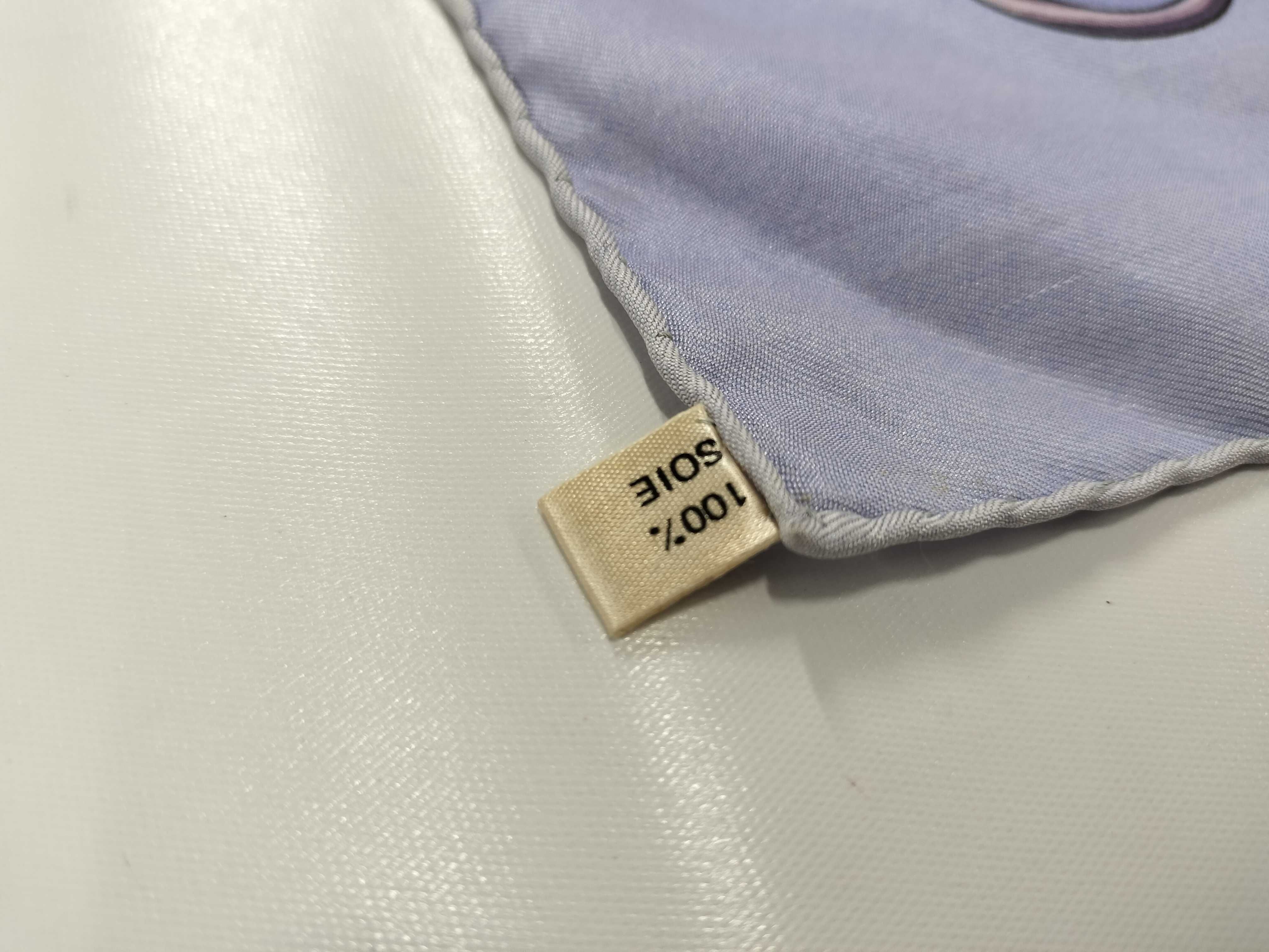 Hermes Egypte Purple Silk Carre 90