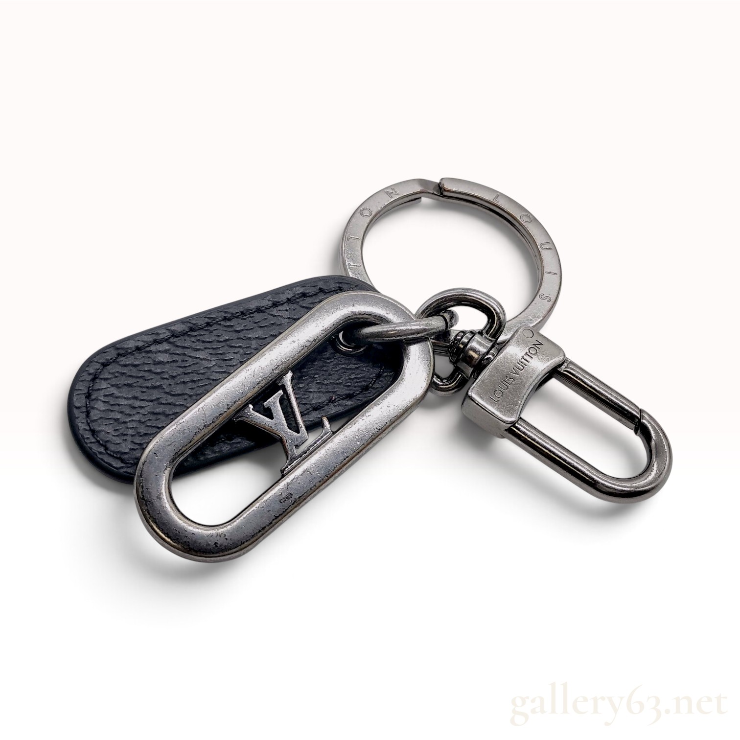 Louis Vuitton LV Link Key Holder in Monogram Eclipse with Box