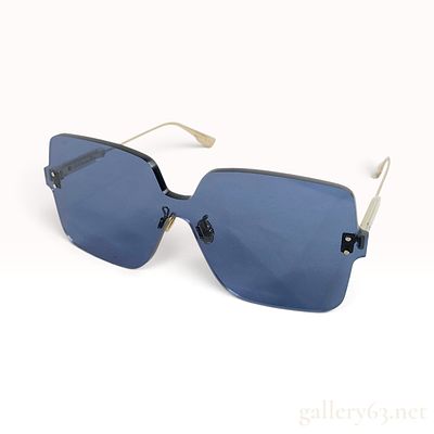 Christian Dior DiorColorQuake1 Blue Rimless Square Sunglasses. These Christian Dior 