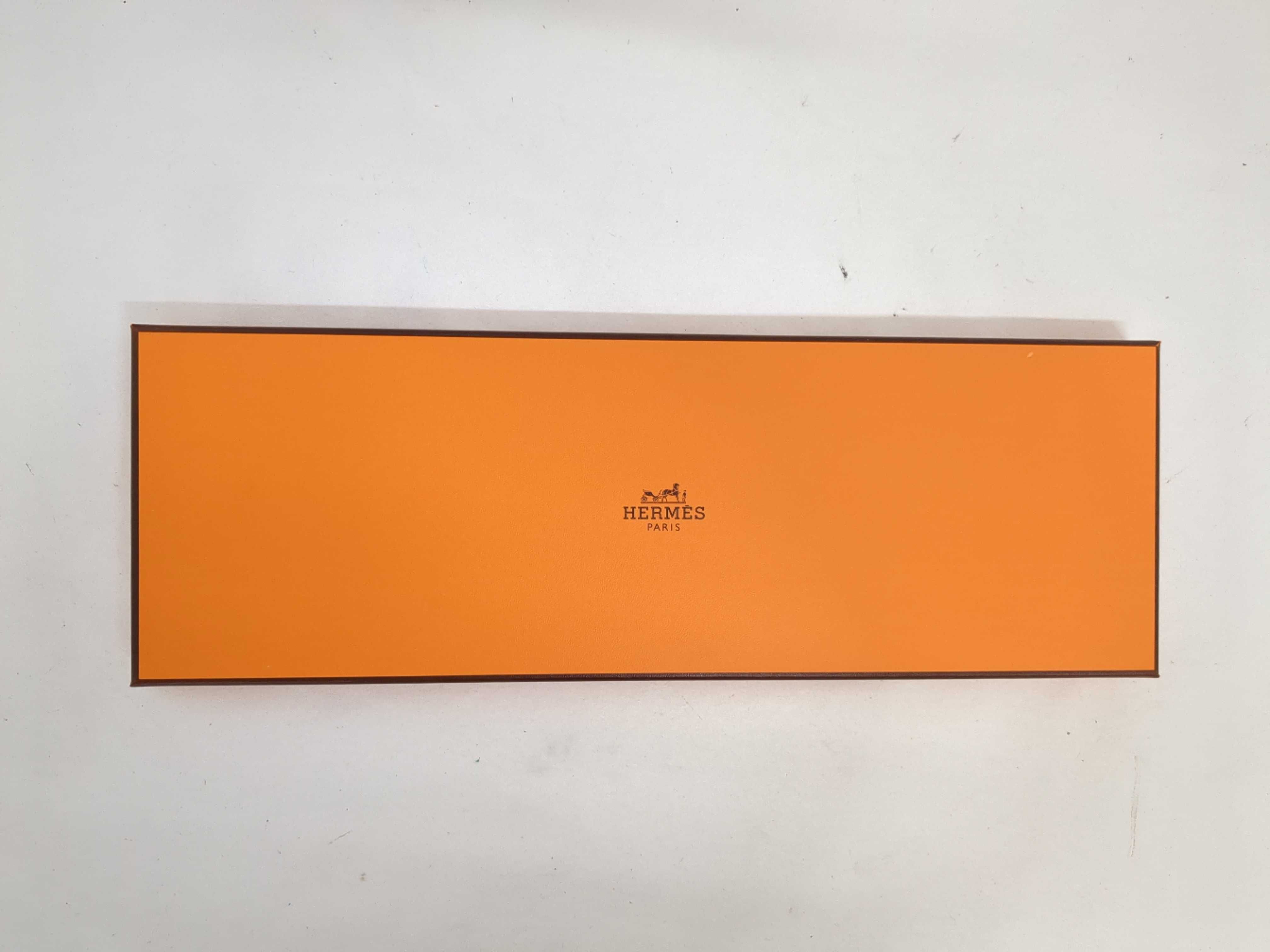 Three Hermes Silk Ties with Original Box