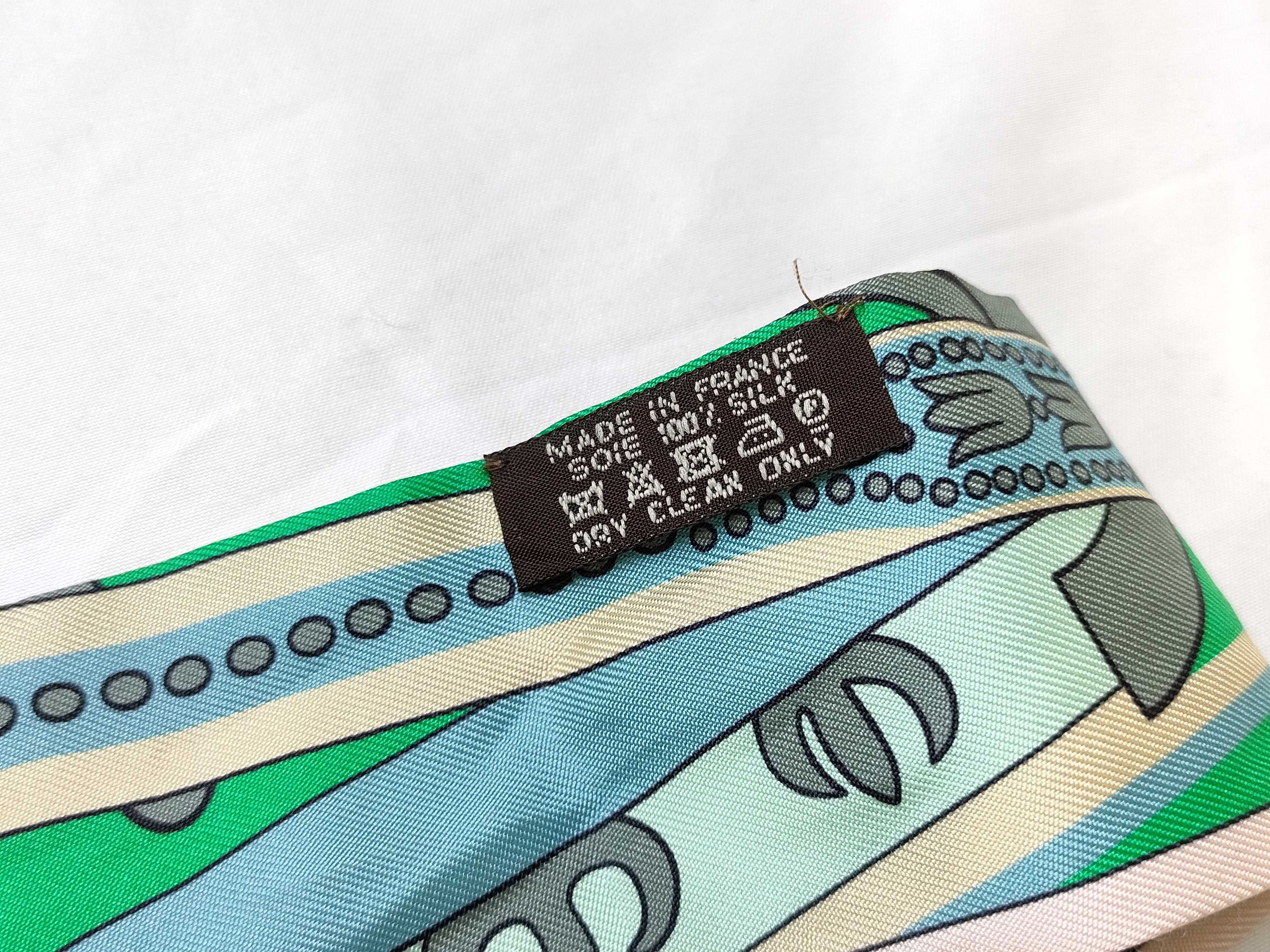 Hermes Silk Twilly Scarf