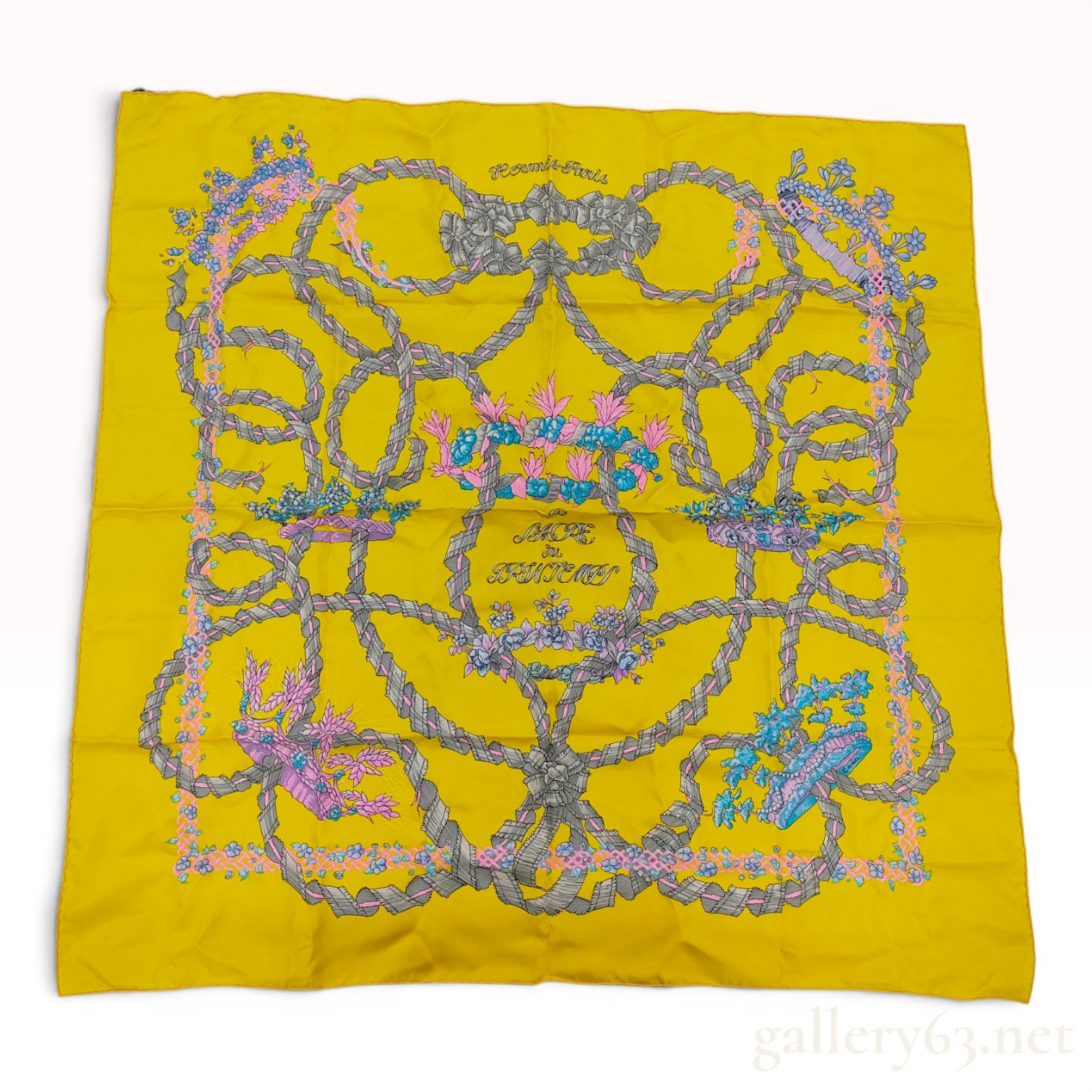 Vintage Hermes Le Sacre du Printemps Silk Carre 90