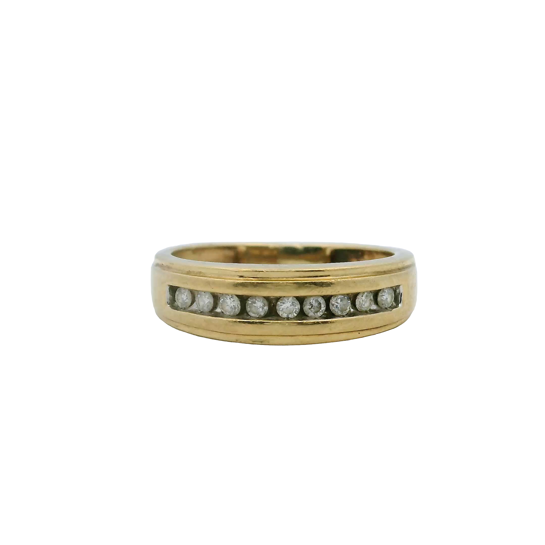 10K Yellow Gold Diamond Ring