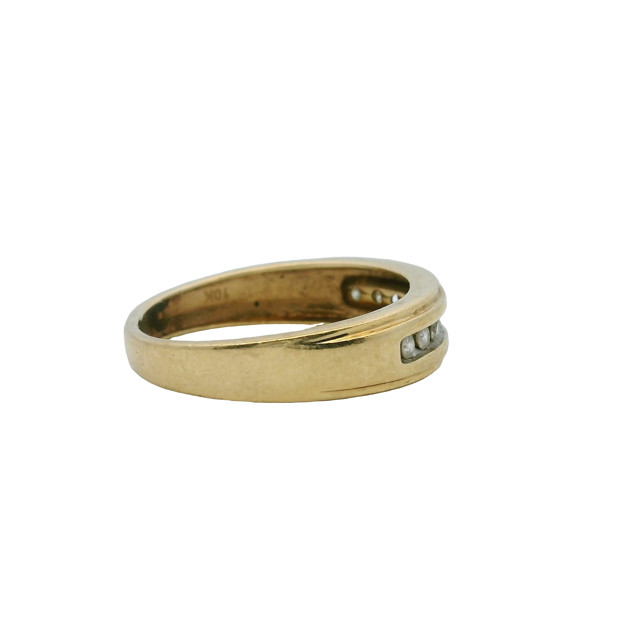 10K Yellow Gold Diamond Ring