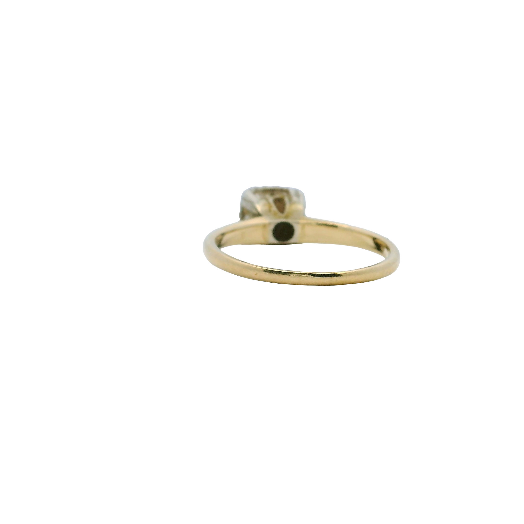 Estate 14K Gold Diamond Solitaire Ring