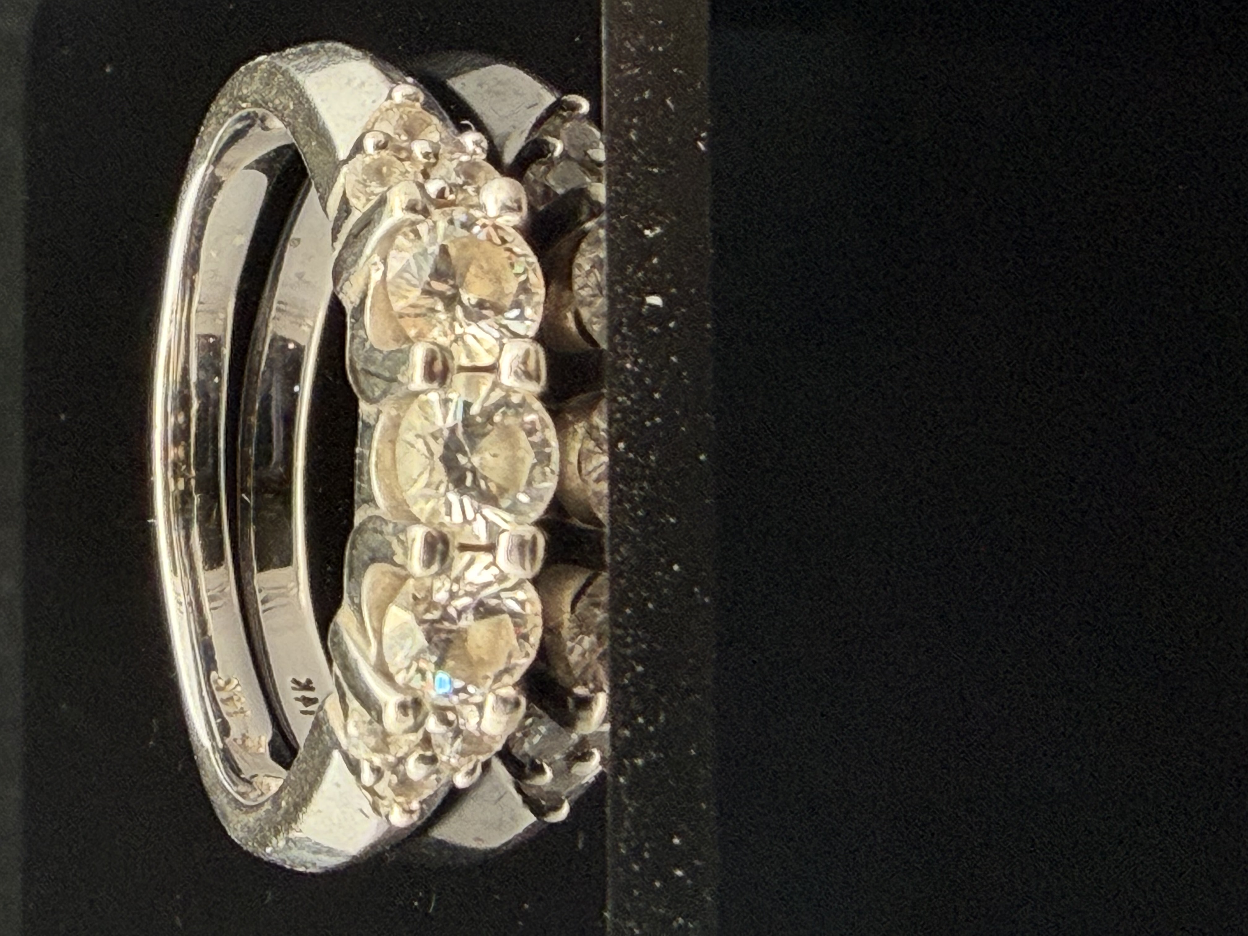 14K White Gold Diamond Ring
