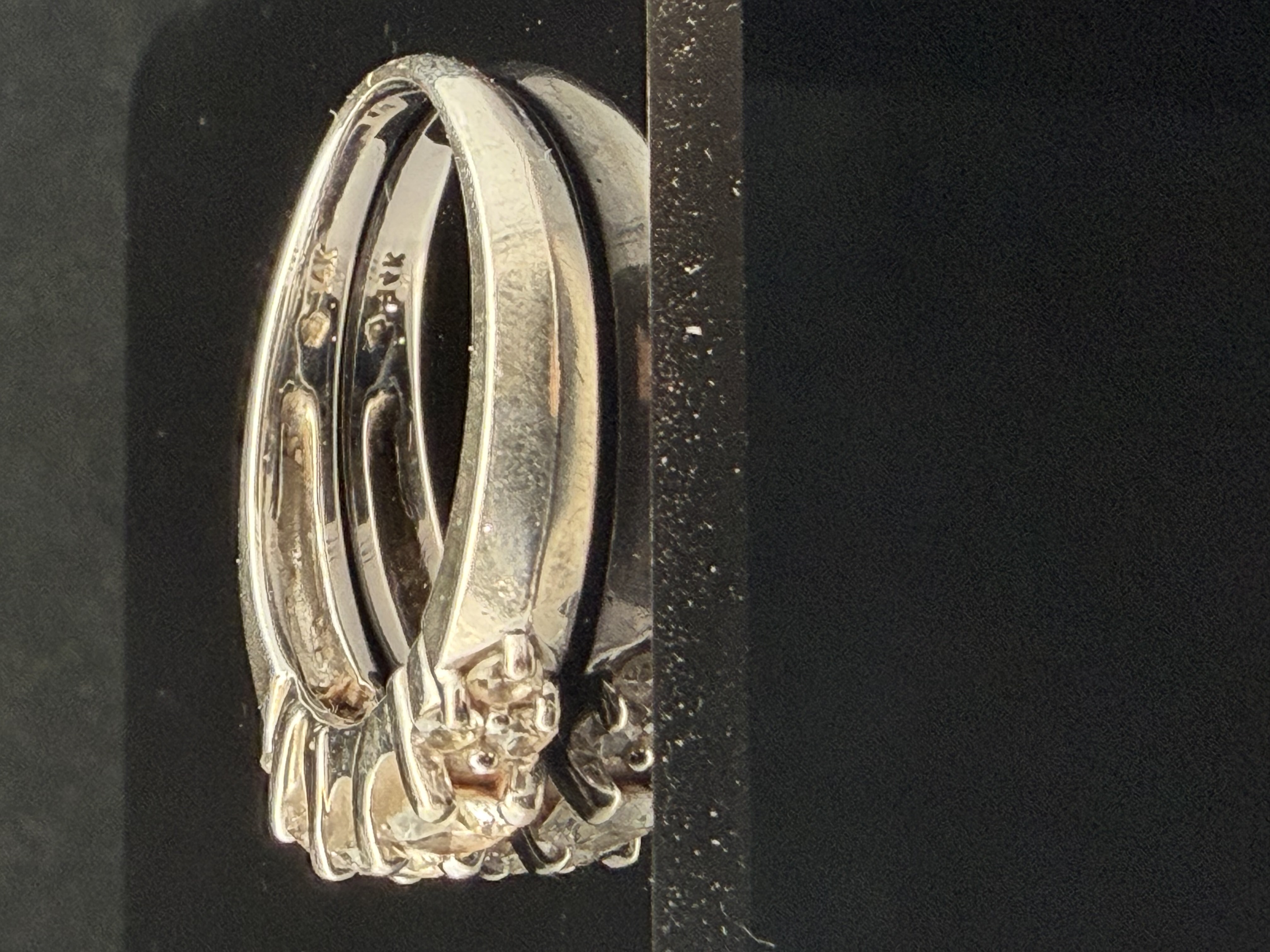 14K White Gold Diamond Ring