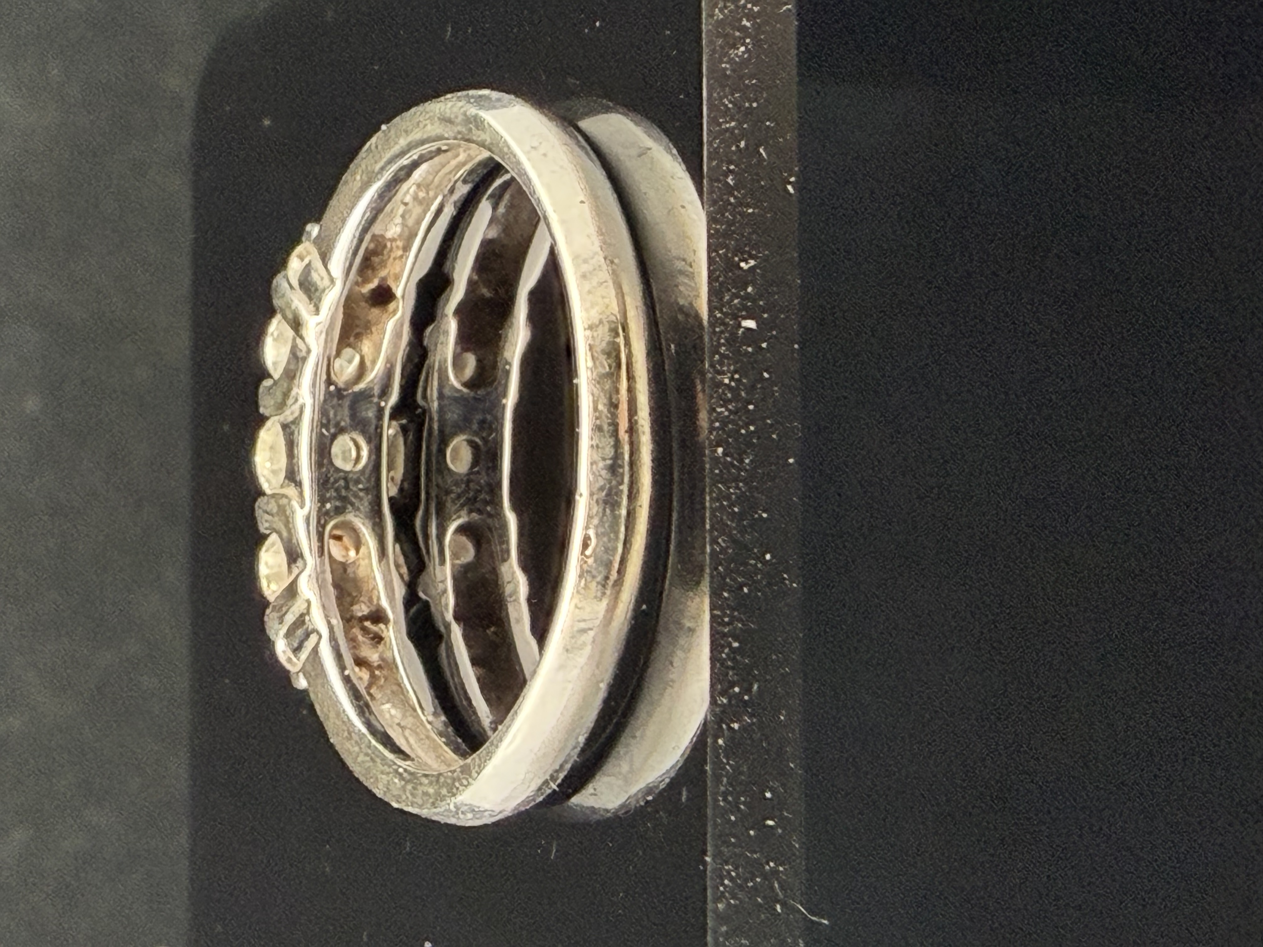 14K White Gold Diamond Ring
