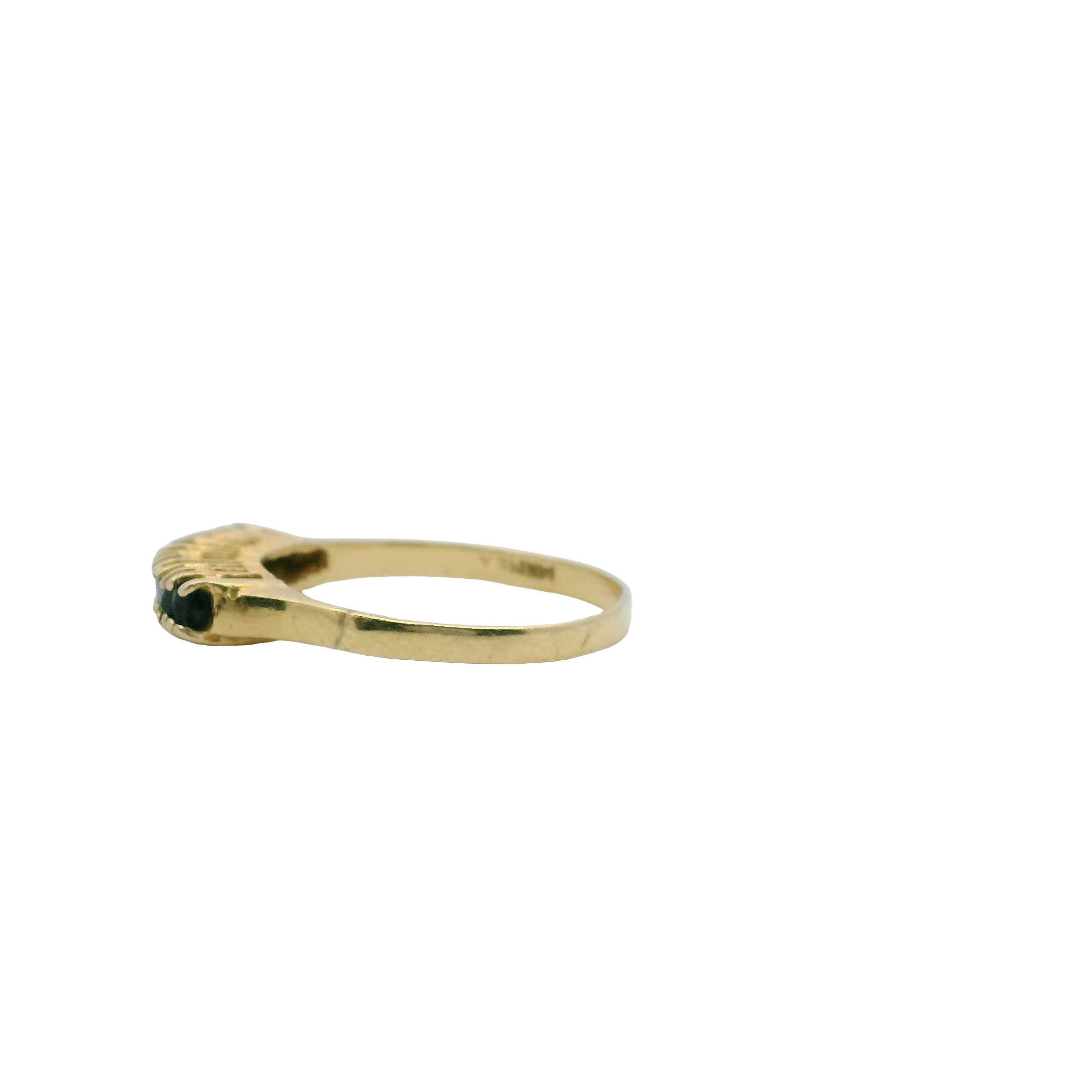 14K Gold Sapphire Ring