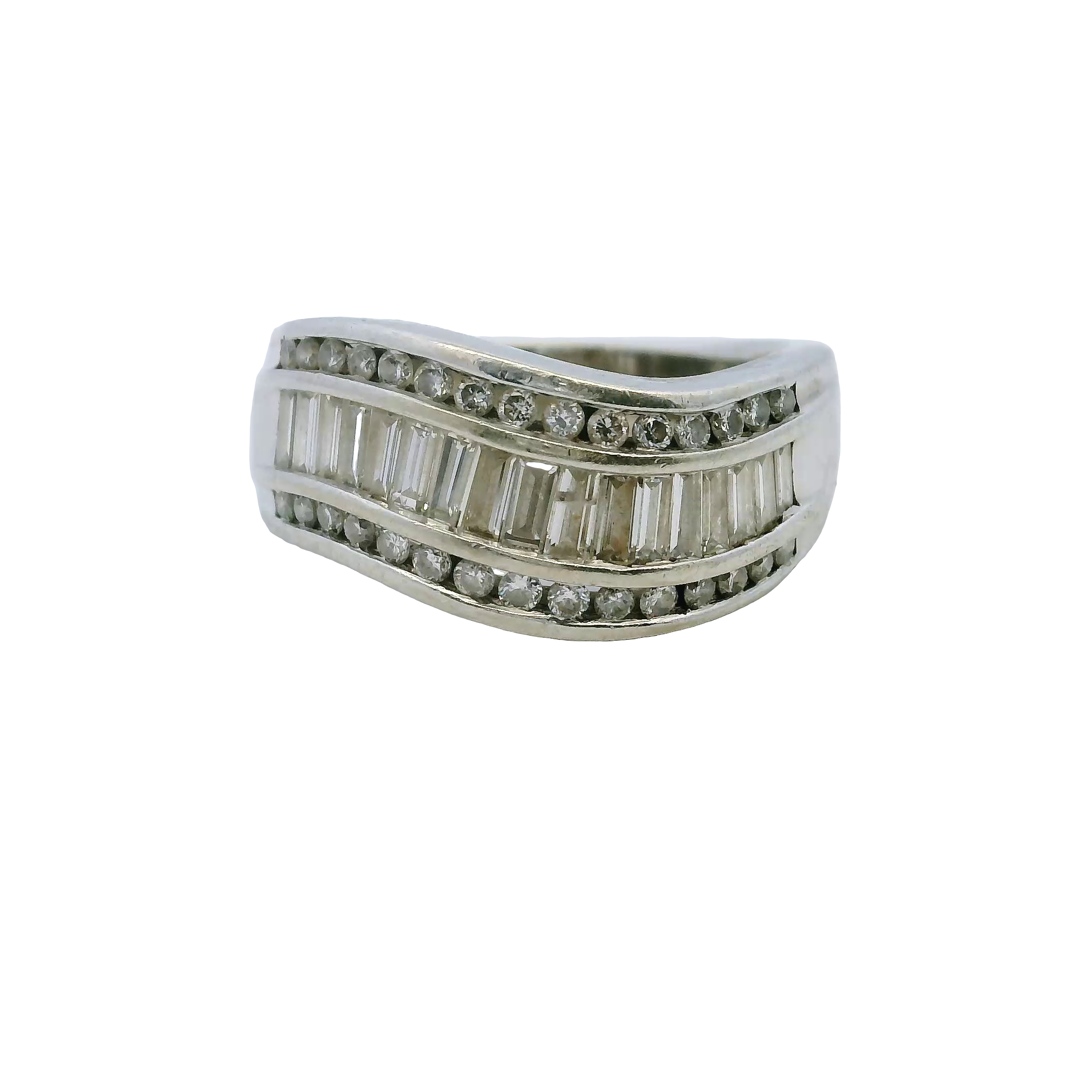 14K White Gold 1.25cttw Diamond Ring