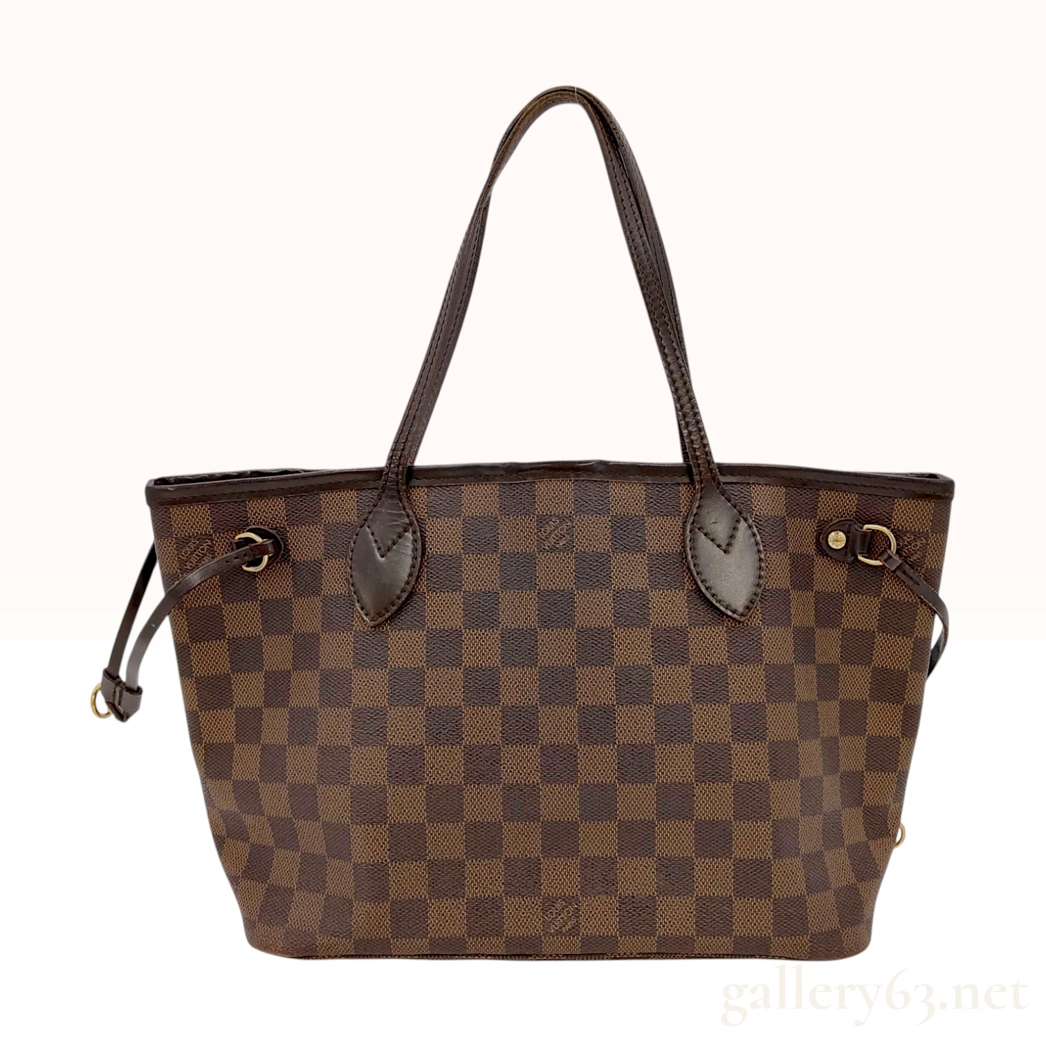 Louis Vuitton Neverfull MM Damier Ebene Canvas Tote Bag