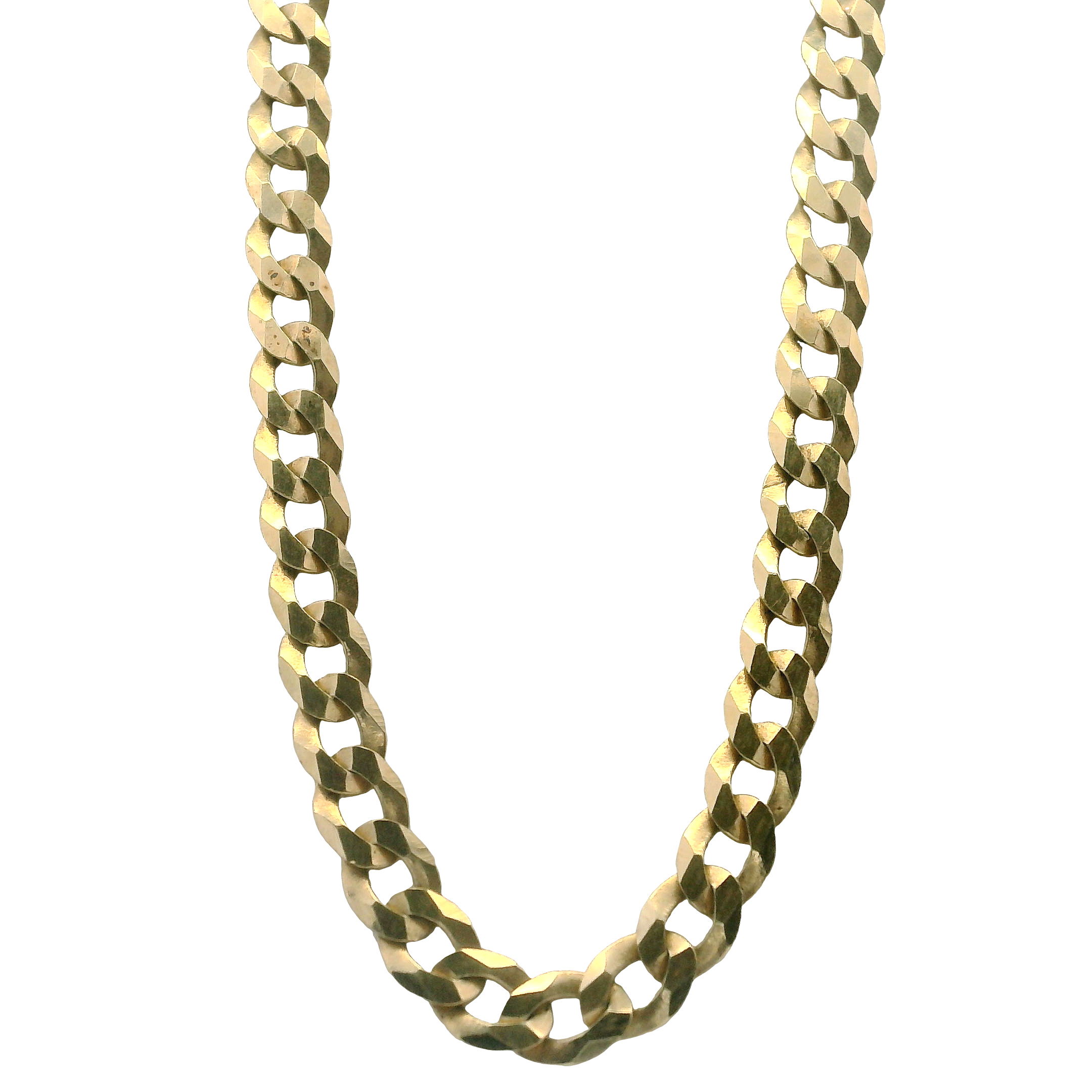 Italian-Made Vermeil Curb Necklace