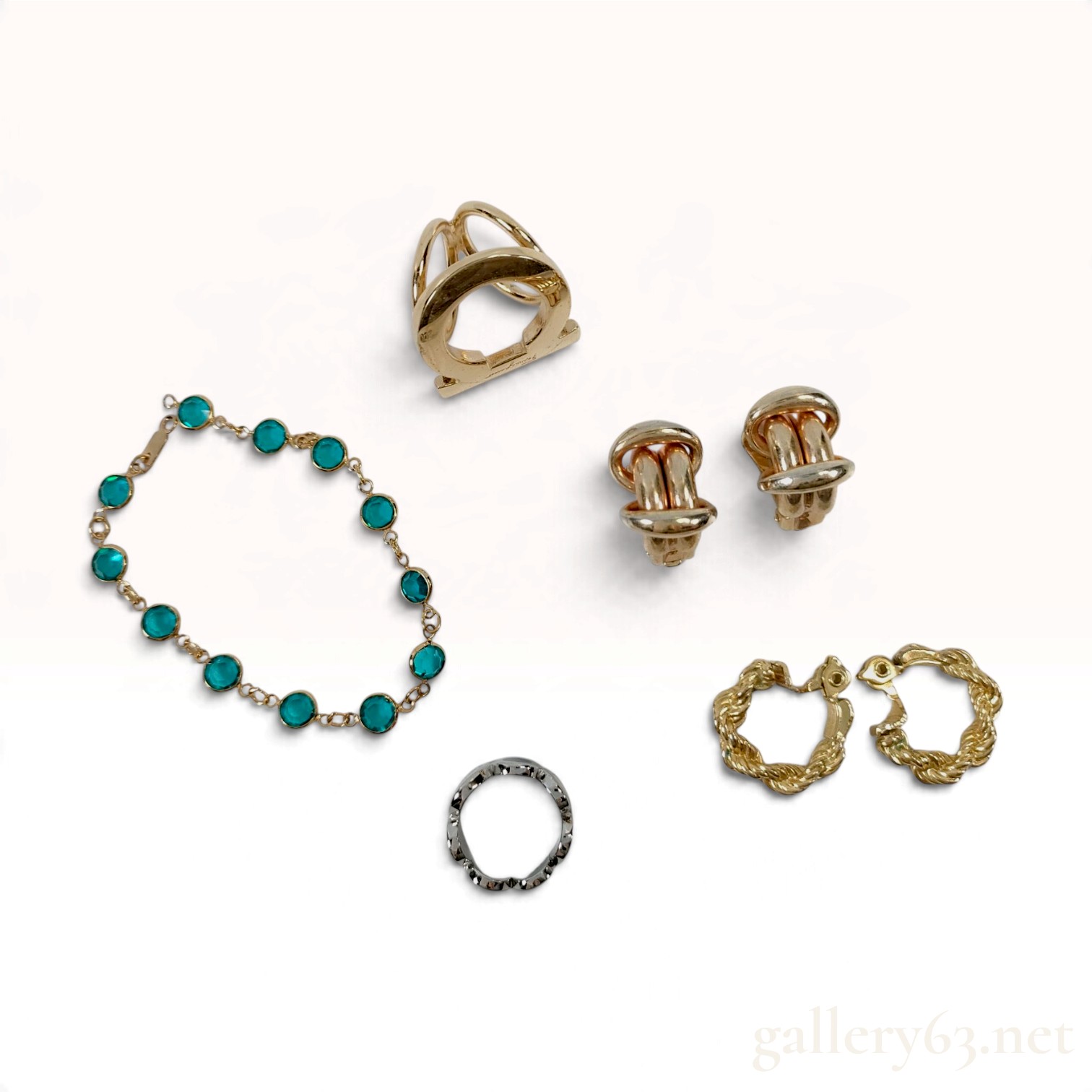 An Assortment of Salvatore Ferragamo Tommy Hilfiger Monet and Henri Bendel Designer Costume Jewelry