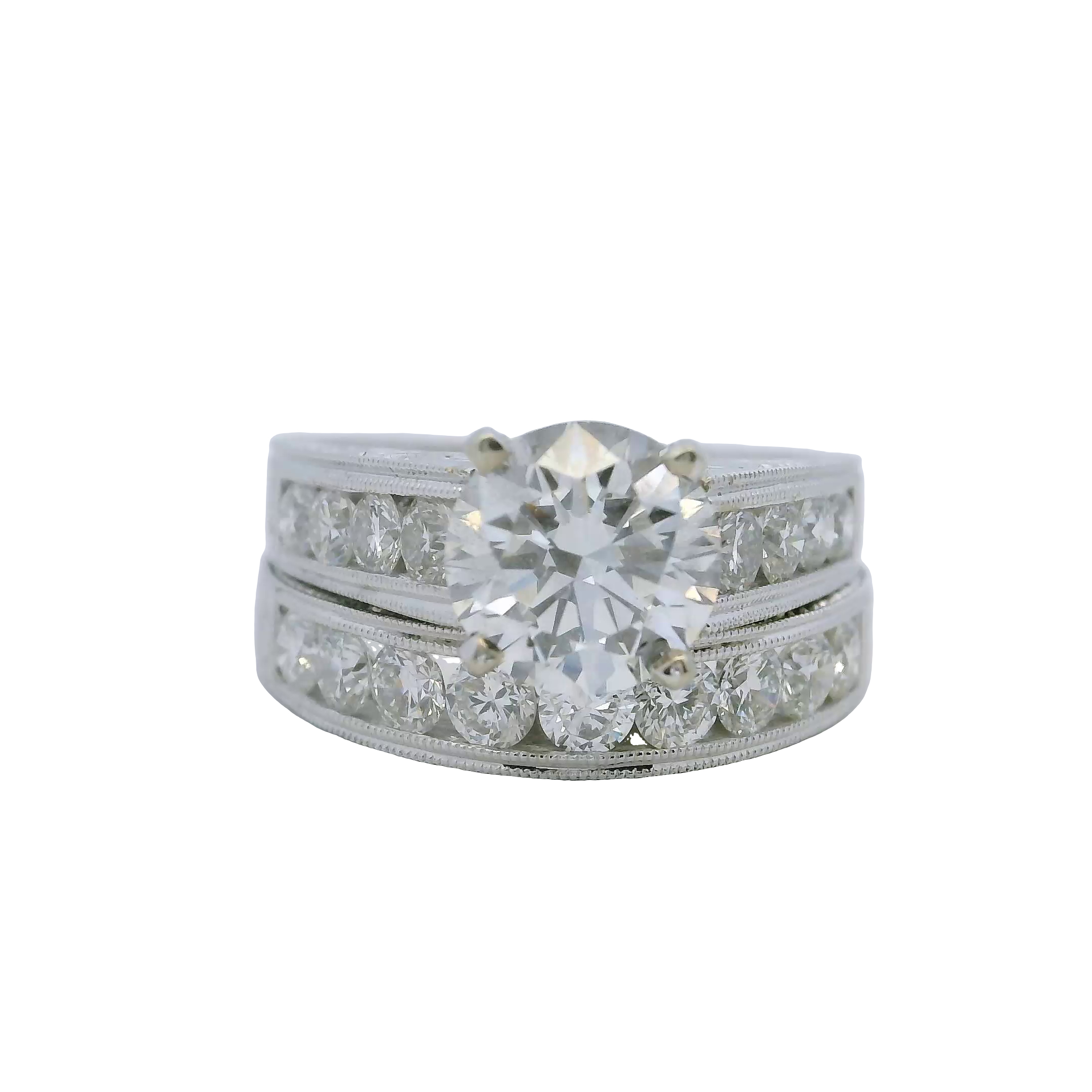 14K Gold 1.51 Carat Lab Set