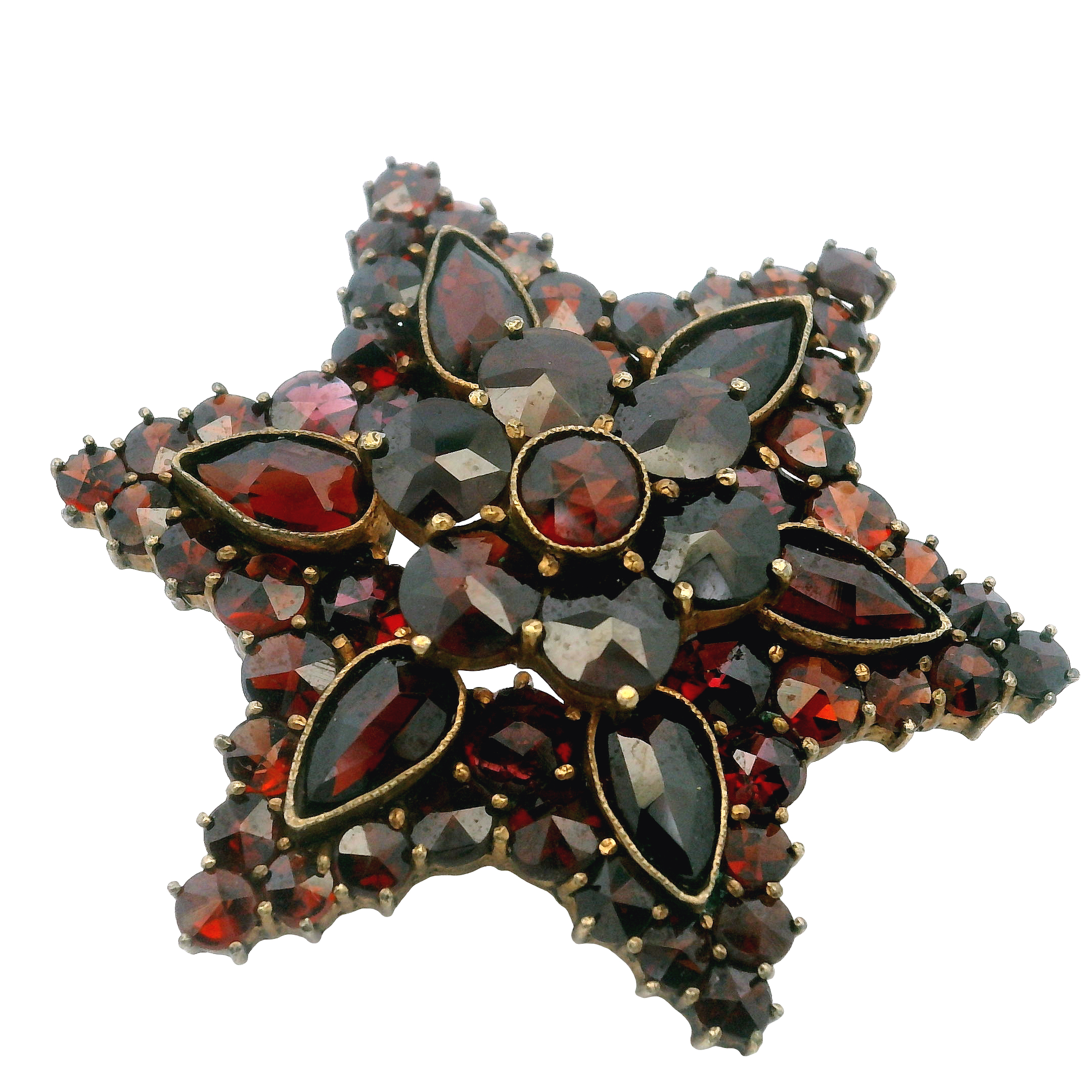 Bohemian Garnet Brooch