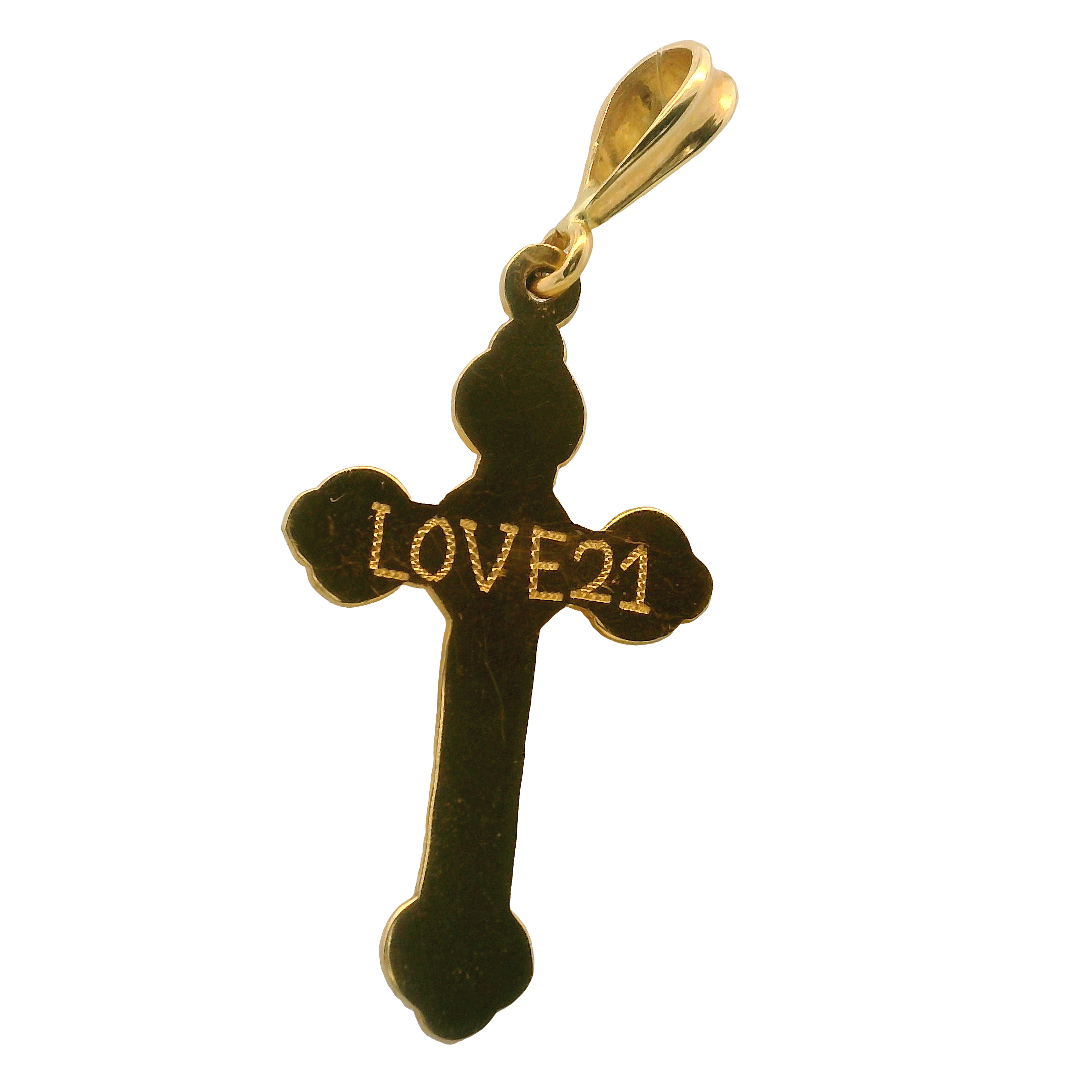 22K Yellow Gold Cross Pendant