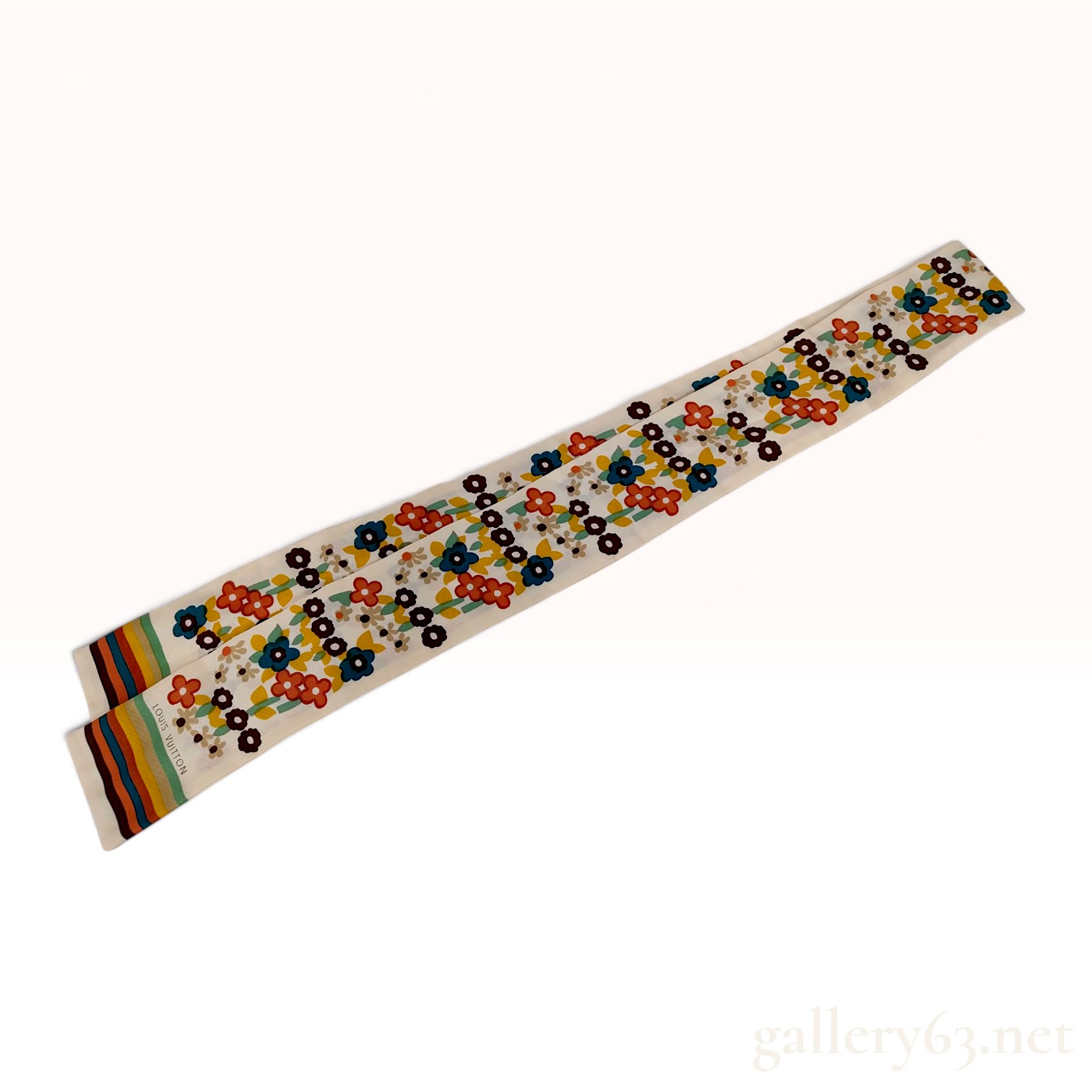 Louis Vuitton Multicolored Floral Silk Bandeau
