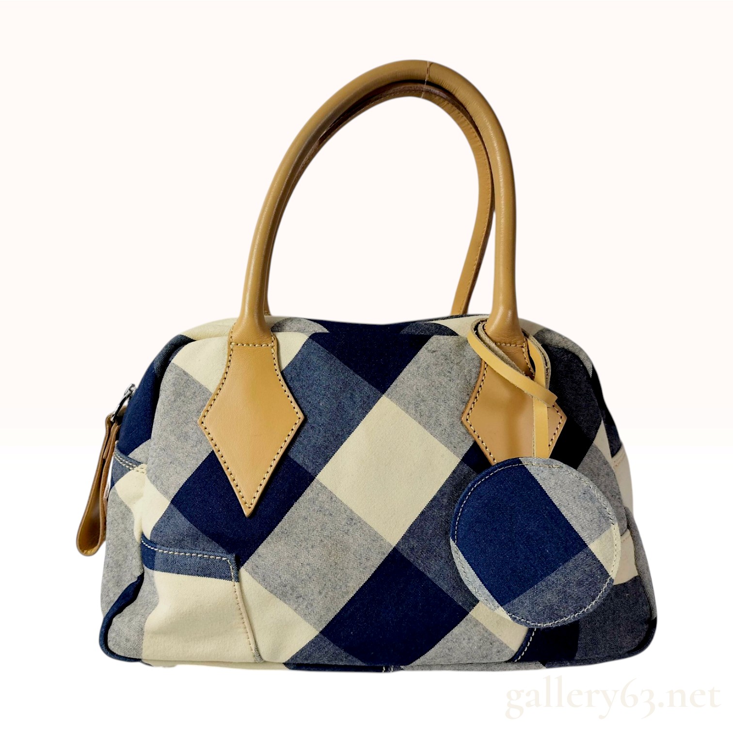 Vivienne Westwood Buffalo Check Canvas Yasmine Satchel