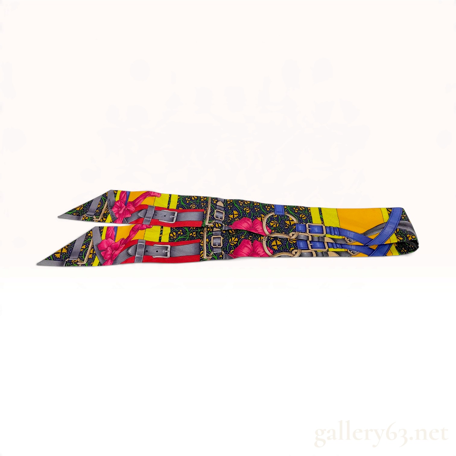 Hermes Brides de Gala Silk Twilly Scarf