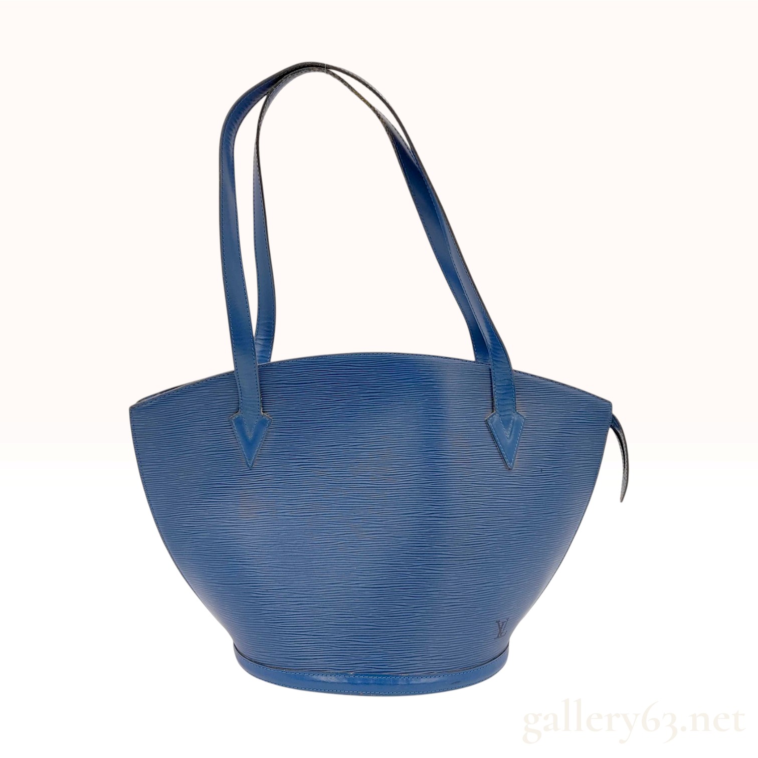 Louis Vuitton Saint Jacques Shopping Toledo Blue Epi Leather Tote Bag GM