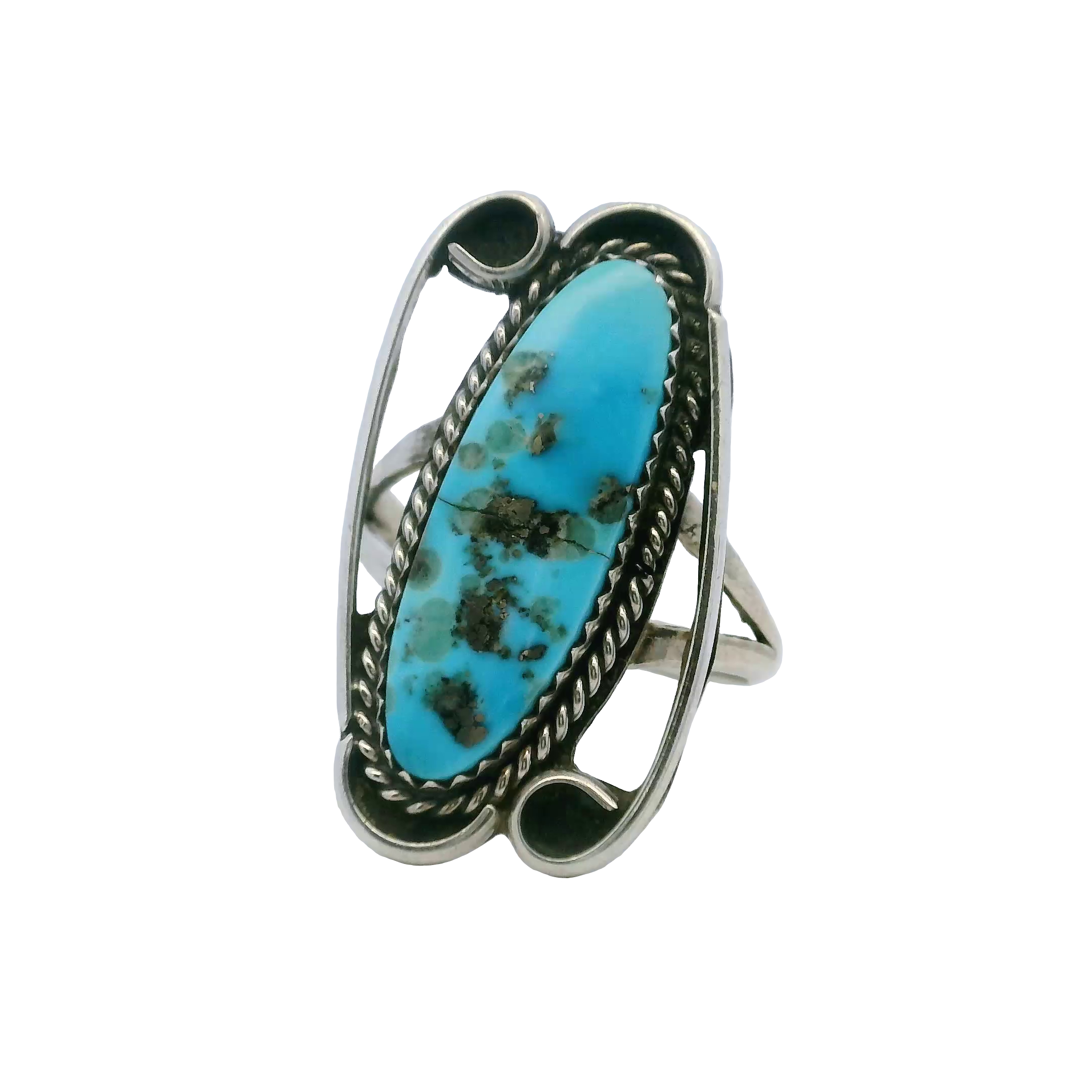 Native American Sterling Turquoise Ring