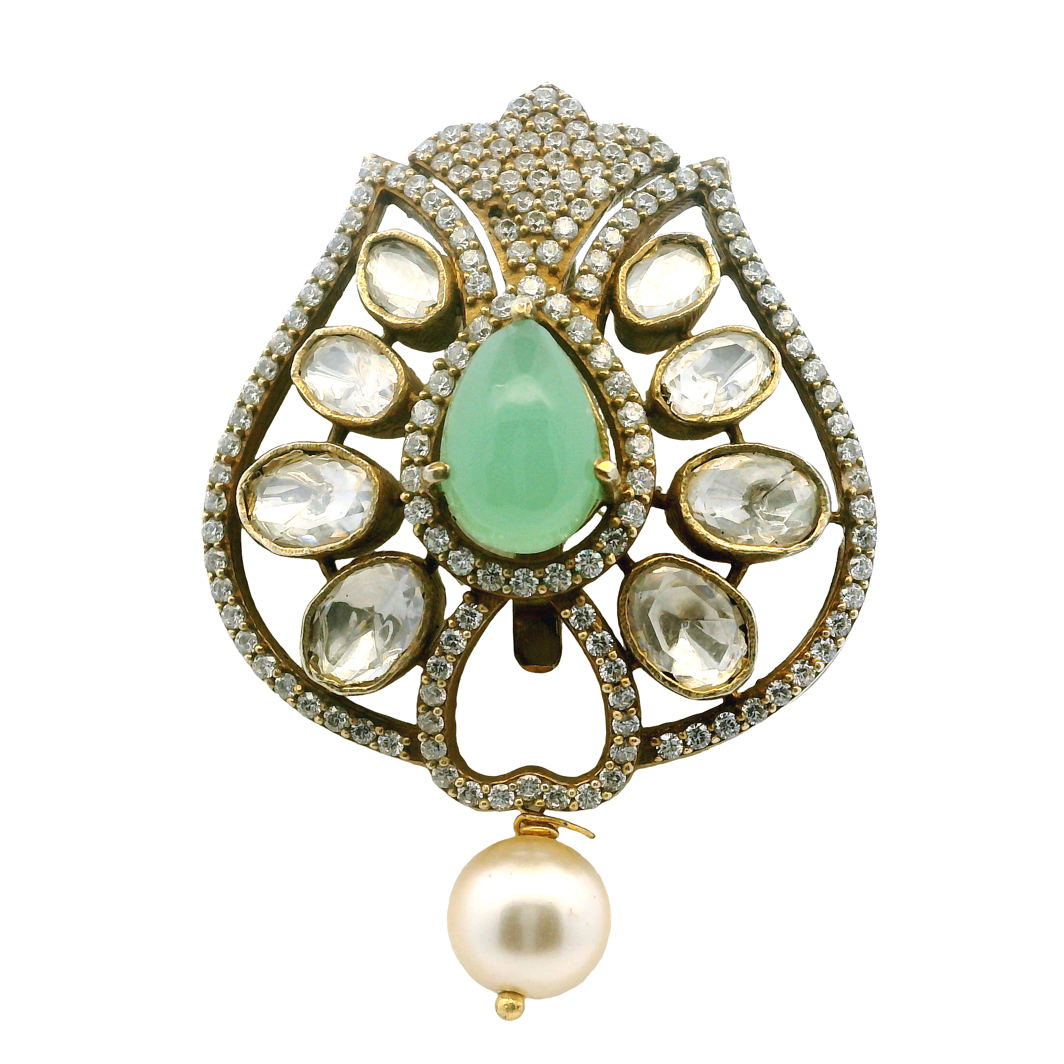 Sterling Silver Chalcedony Pendant