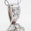 Platinum 1.013ct Pink Sapphire & 0.52ctw Diamond Cluster Pendant Necklace w/Gem Report, 18". An Image - 2