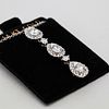 14K White Gold 1.75ctw Lab Grown Diamond Necklace. 14K White Gold Necklace 1.75ctw Lab Grown Image - 1