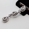 14K White Gold 1.75ctw Lab Grown Diamond Necklace. 14K White Gold Necklace 1.75ctw Lab Grown Image - 5