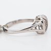 Platinum 950 0.45ctw Natural Diamond Horseshoe Ring, 9. Platinum 950 horseshoe ring 
0.45ctw Image - 3