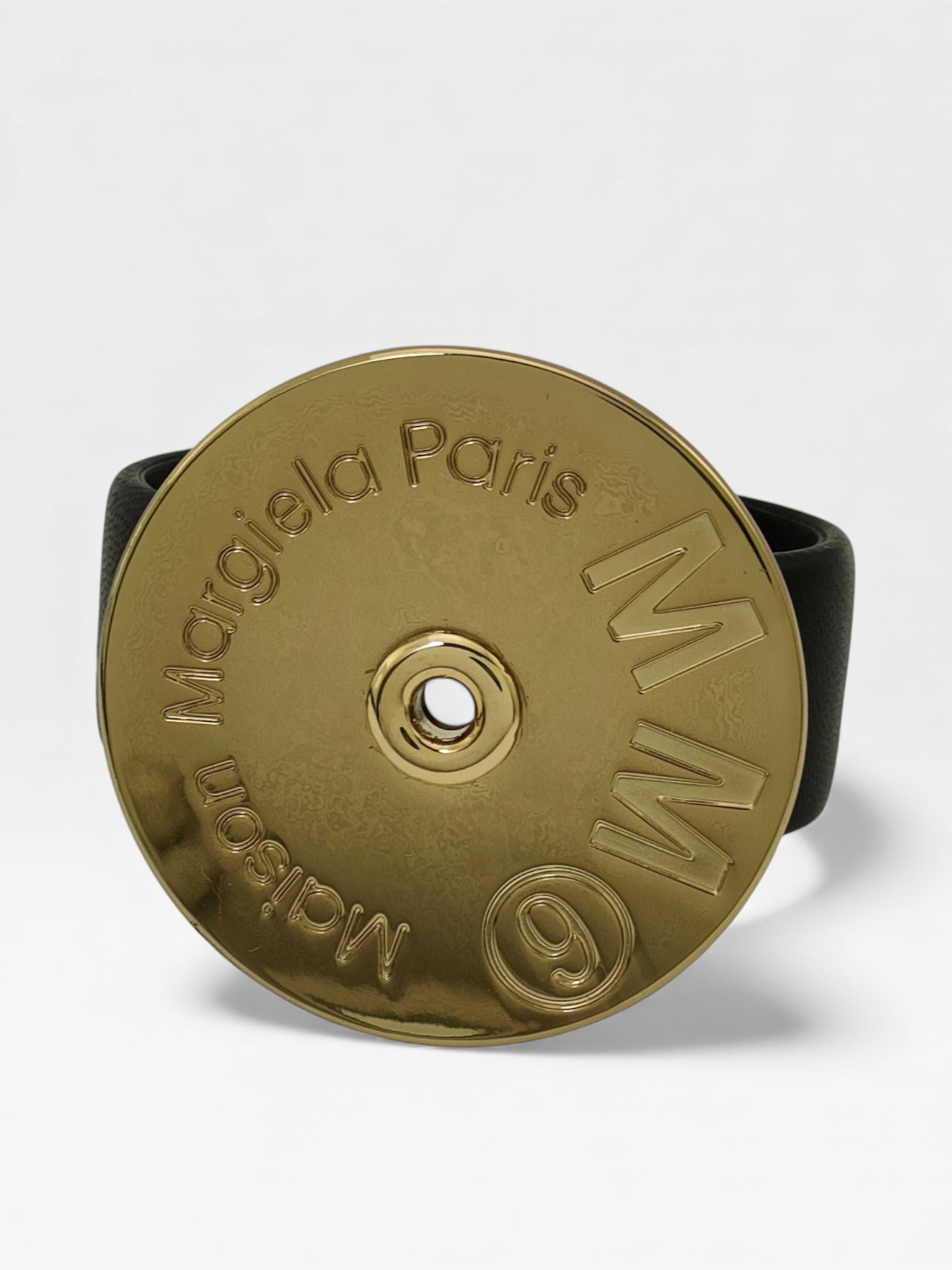 [希少]Maison Margiela / leather bangle Maison margiela leather bracelet - Gem