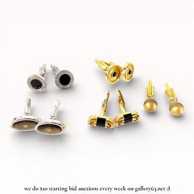 Collection of Dunhill Cufflinks. Authentic Dunhill cufflinks group 
Catalog description 
Dunhill 