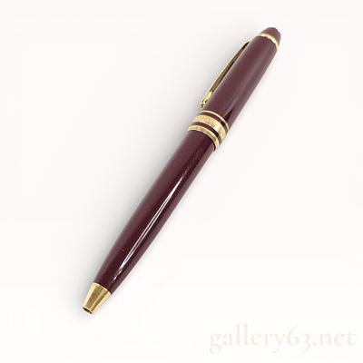 Montblanc Meisterst&uuml;ck Mozart Gold-Plated Burgundy Ballpoint Pen with Heritage Rouge et Noir 