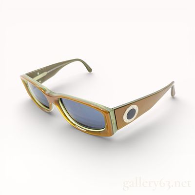 Bvlgari Sculptural Acetate Sunglasses. Authentic Bvlgari sunglasses featuring a rectangular 
