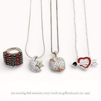 Sterling Silver Jewelry Group Including Stone-Set Necklace and Ring. Group of sterling silver 