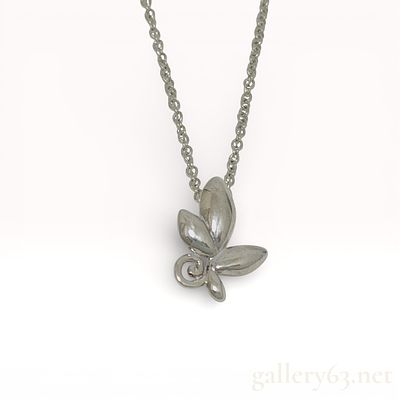 Tiffany & Co. Paloma Picasso Olive Leaf Sterling Silver Necklace. Sterling silver necklace from 
