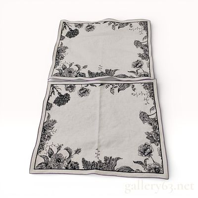 Authentic Dior Toile de Jouy Print Placemat Set of 4. Authentic Dior Toile de Jouy Print 