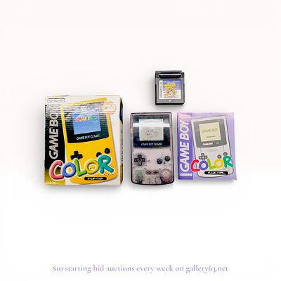 Nintendo Game Boy Color CGB-001 Console Lot. Estate lot offered as shown, including all items 