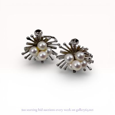 Sterling Silver Earrings Lot – SV925 Estate Jewelry 5.5g. Estate lot offered as shown, including 