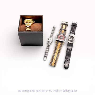 Coach, Dolce & Gabbana & Michael Kors Men’s Watch and Accessories Set – Estate Lot. Estate lot 