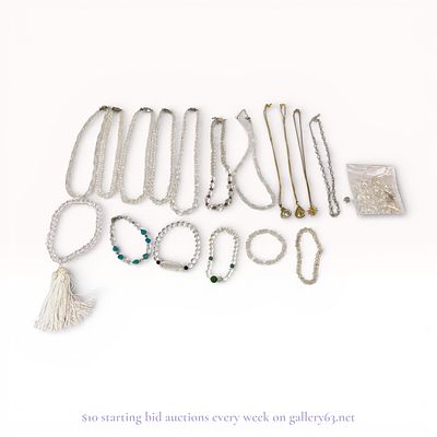 Crystal Necklaces and Bracelets With .925 Silver Fittings - Jewelry Collection. Jewelry 