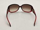 Dior 61 Burgundy Gradient Lens Sunglasses. Dior 61 sunglasses having an oversized rounded frame Image - 4