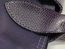 Longchamp Le Pliage Nylon Tote in Dark Purple. Dark purple nylon tote bag having trapezoid shape Image - 4