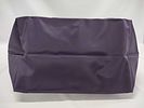 Longchamp Le Pliage Nylon Tote in Dark Purple. Dark purple nylon tote bag having trapezoid shape Image - 7
