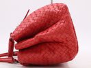 Bottega Veneta Red Intrecciato Leather Handbag. Authentic Bottega Veneta Handbag in red Image - 3