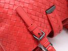 Bottega Veneta Red Intrecciato Leather Handbag. Authentic Bottega Veneta Handbag in red Image - 7