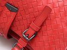 Bottega Veneta Red Intrecciato Leather Handbag. Authentic Bottega Veneta Handbag in red Image - 8