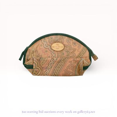 Etro All-Over Pattern Pouch - Excellent Condition. Estate lot offered as shown, including all 